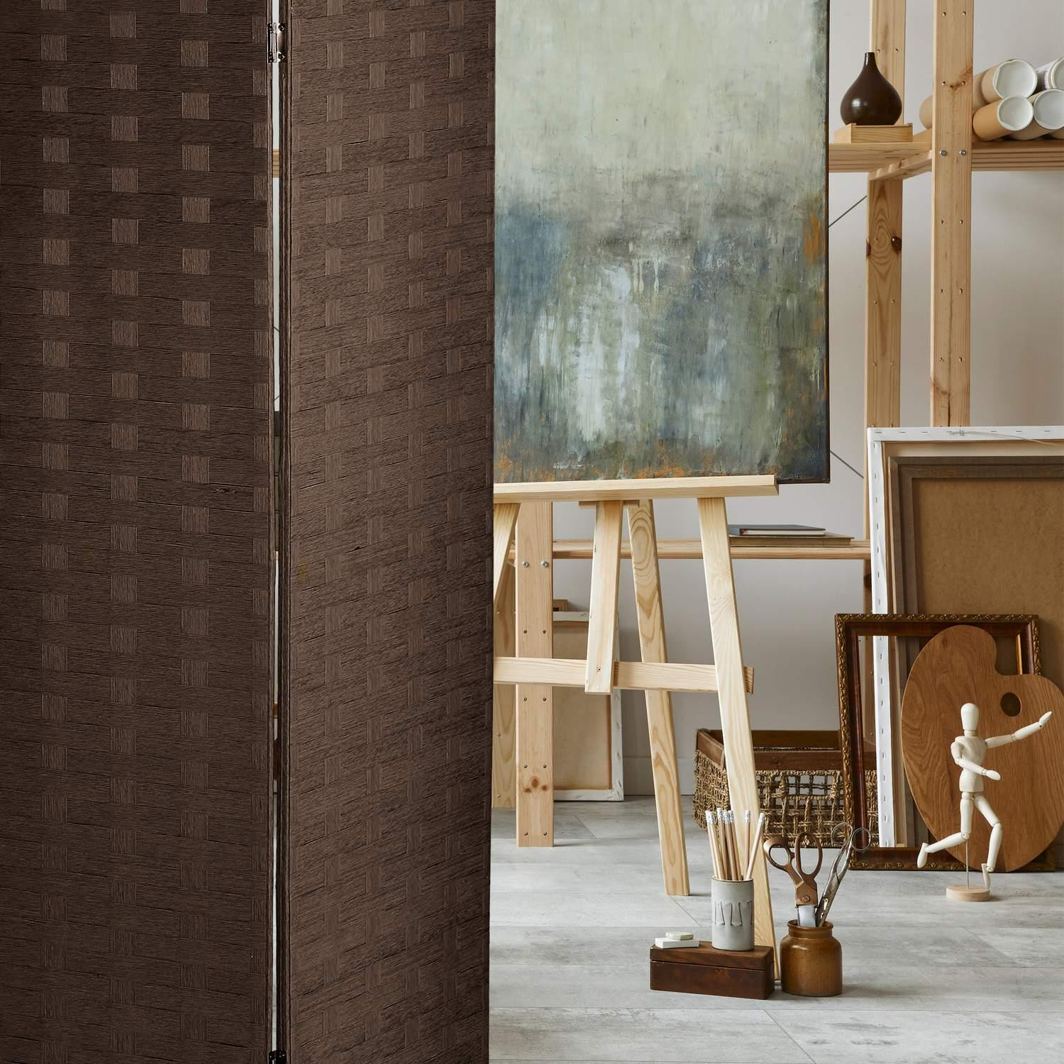 Mampara de pared con 8 paneles