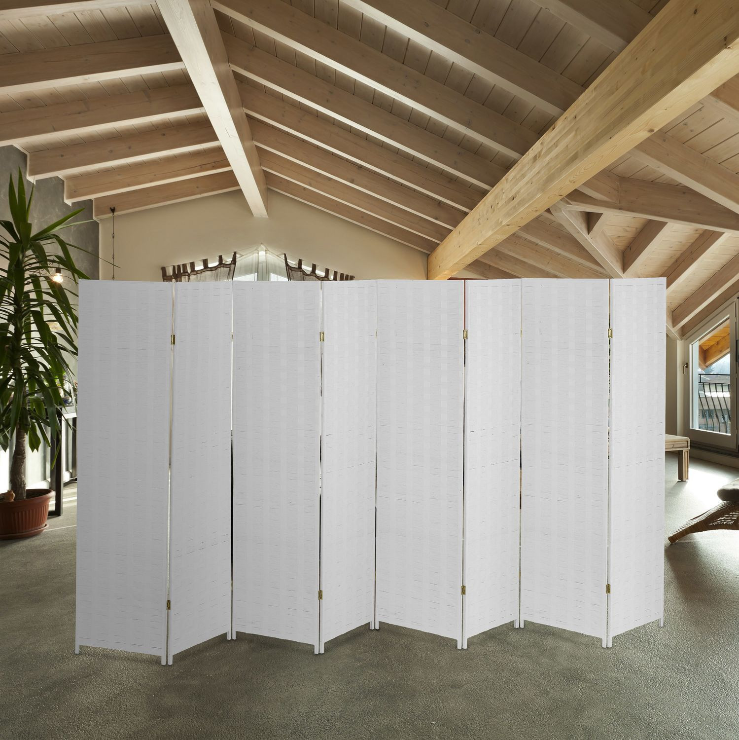 Mampara de pared con 8 paneles