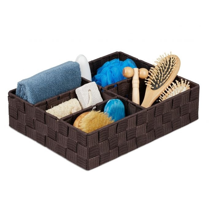 Panier de rangement à 5 compartiments