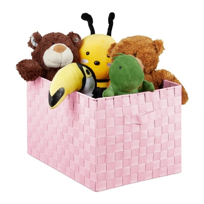 Panier de rangement avec poignée