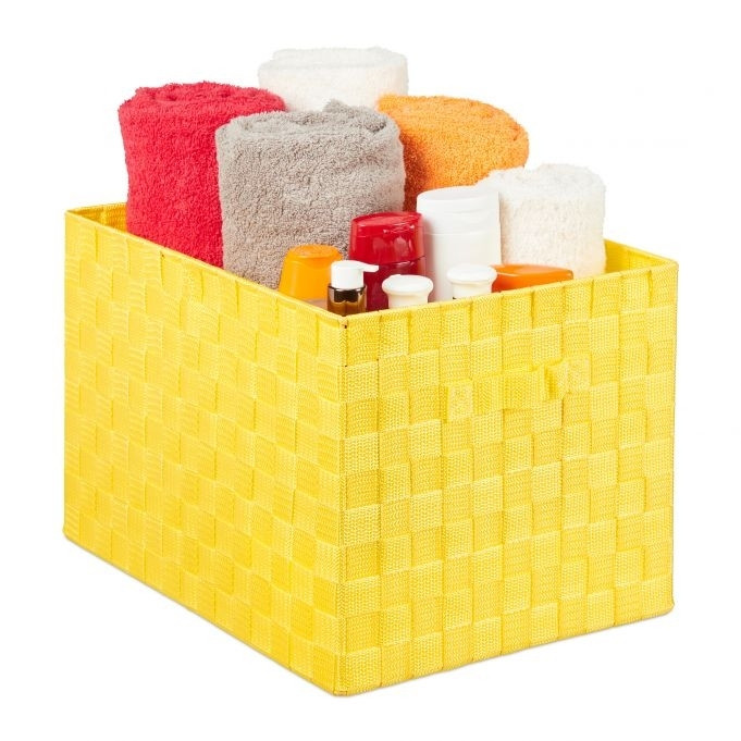 Panier de rangement avec poignée