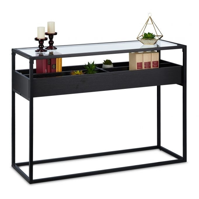 Table console avec compartiment de rangement