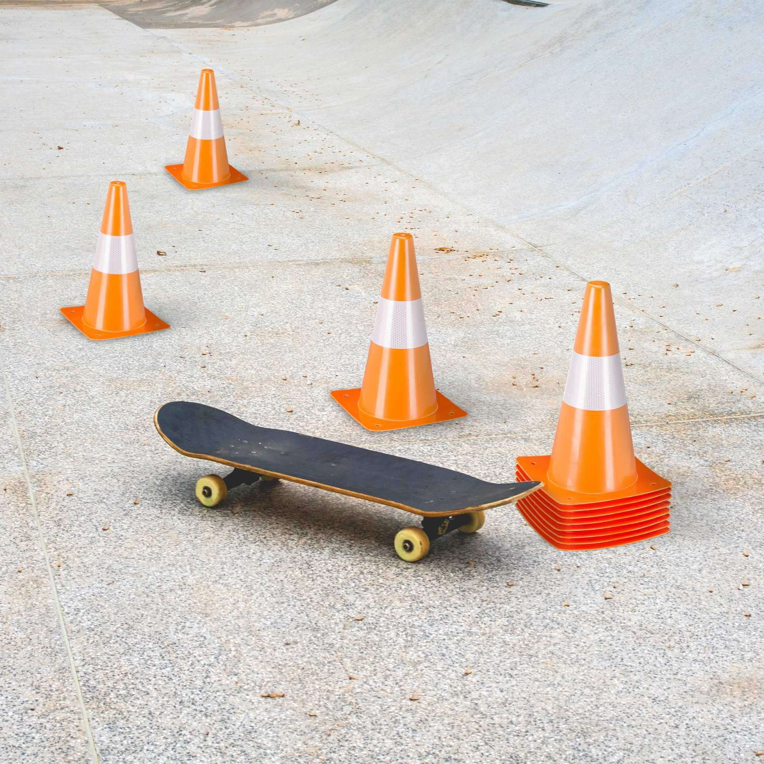 Pylons, 18 pcs, orange
