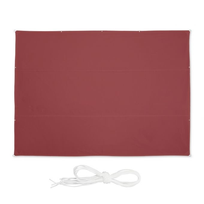 Sun sail rectangular maroon