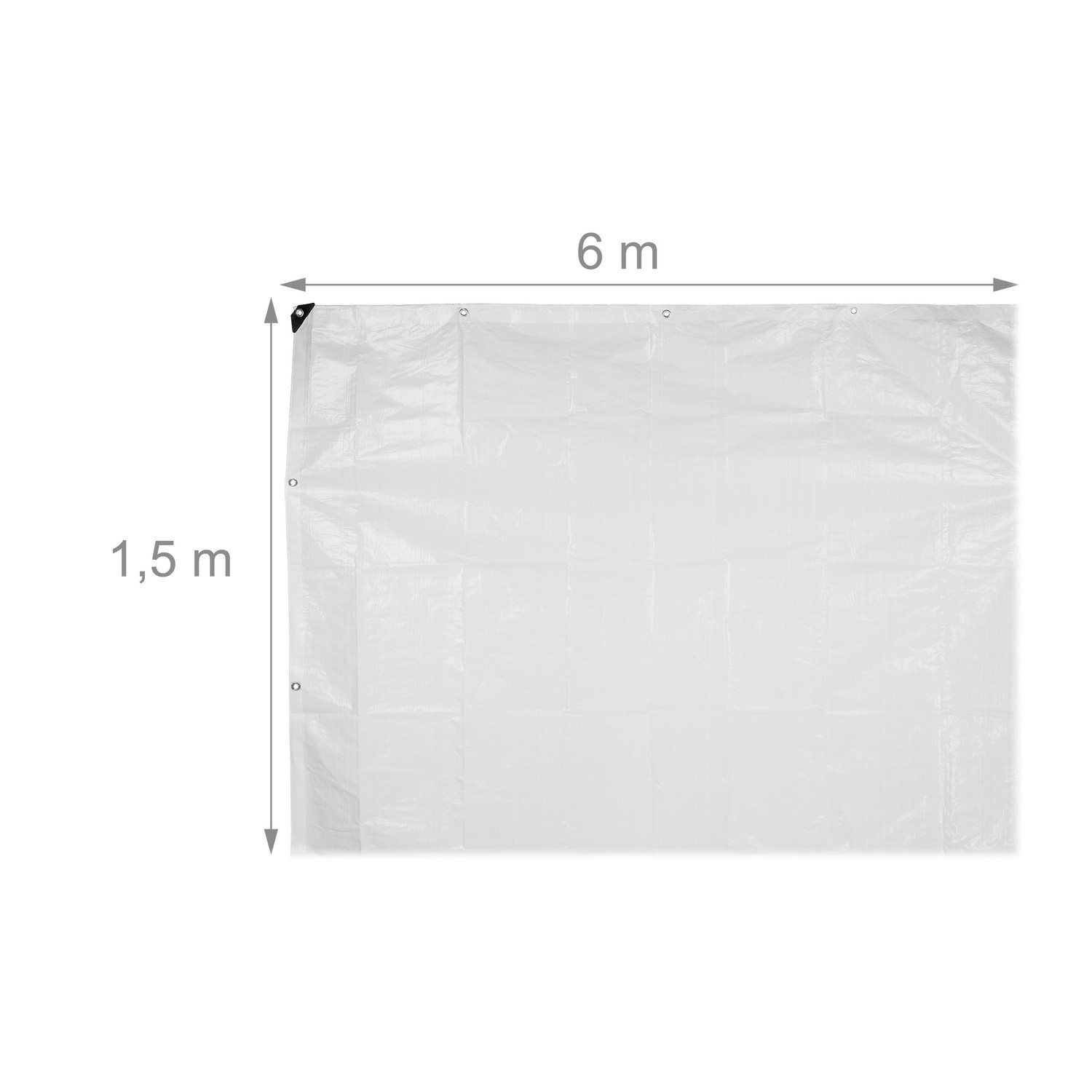 Weiße Plane 120 g/m²
