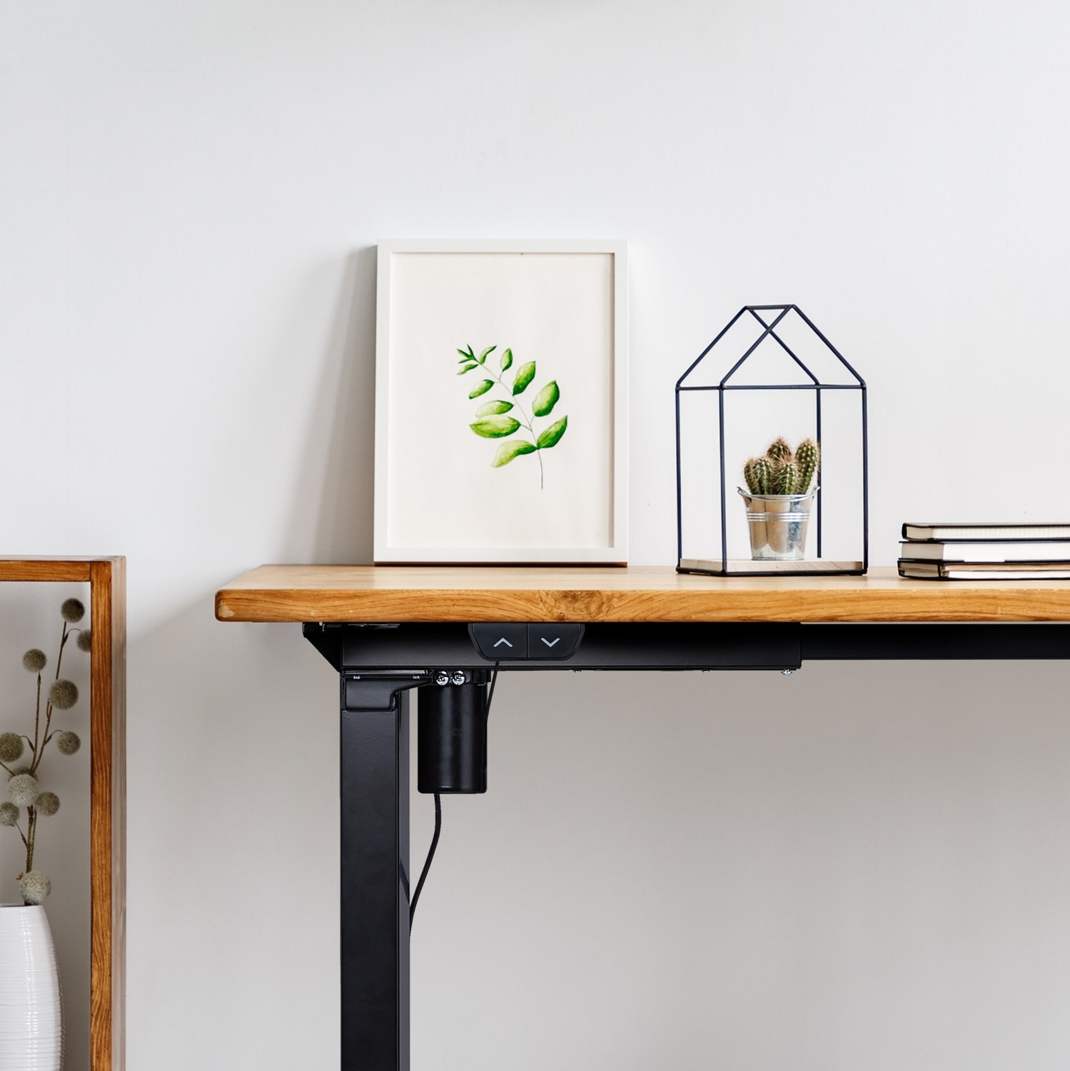 Height adjustable table frame