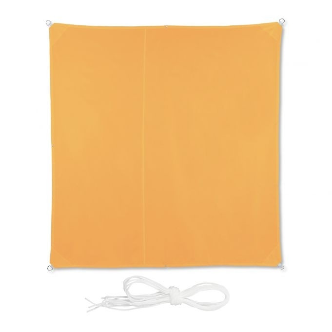 Vela de sol cuadrada amarilla