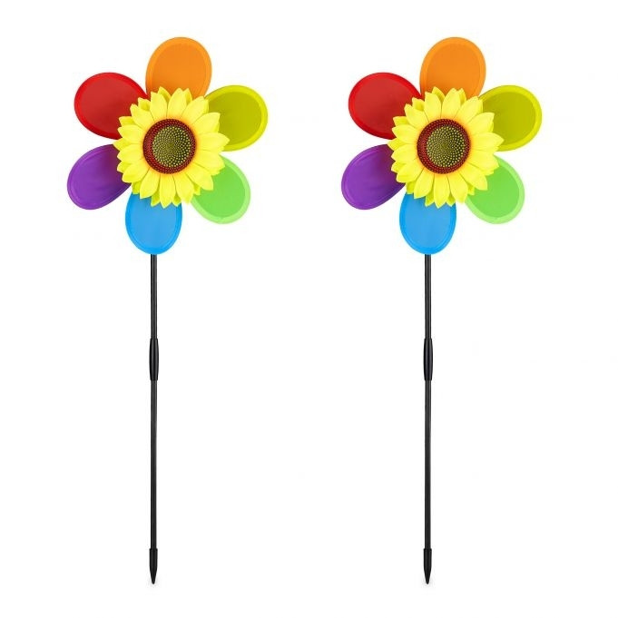 Windspinner bloemenset van 2