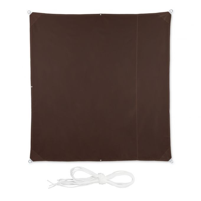 Voile d'ombrage carré gris