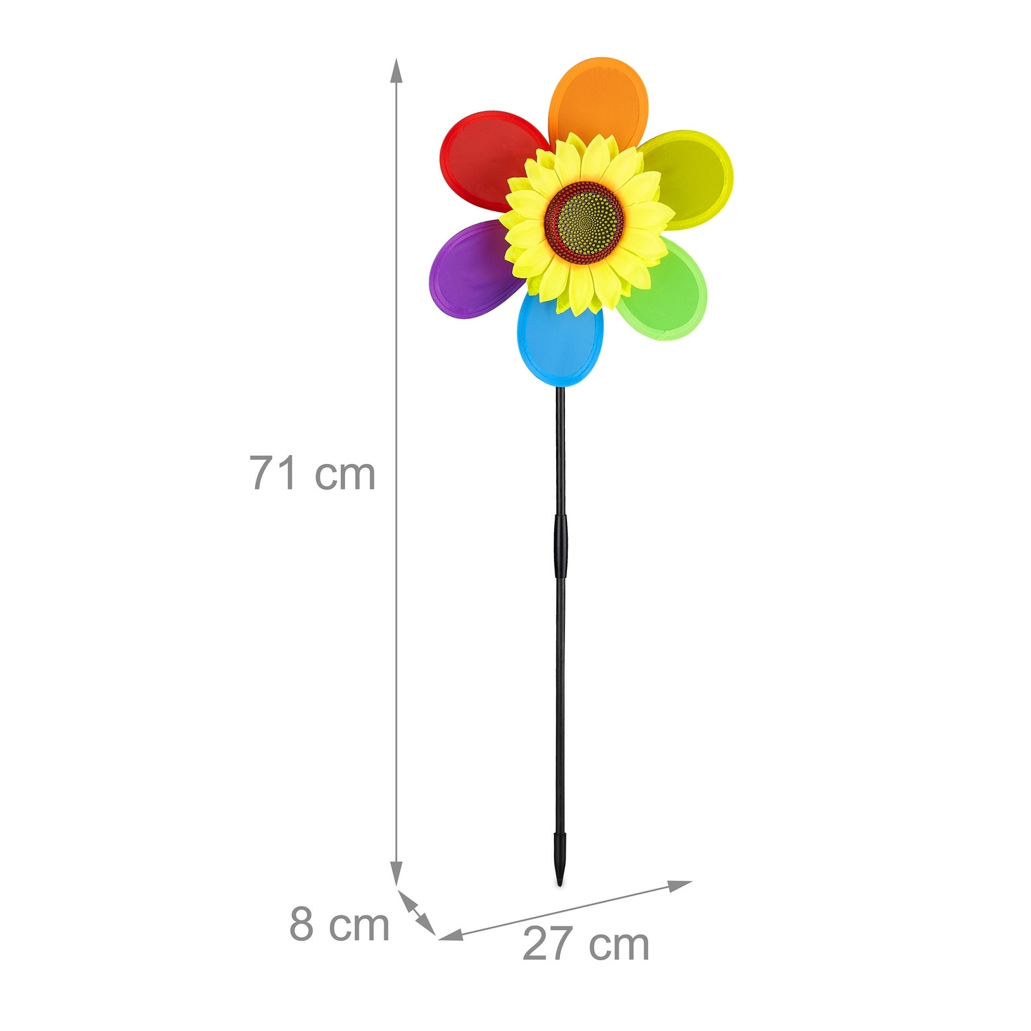 Windspiel Blume 2er Set