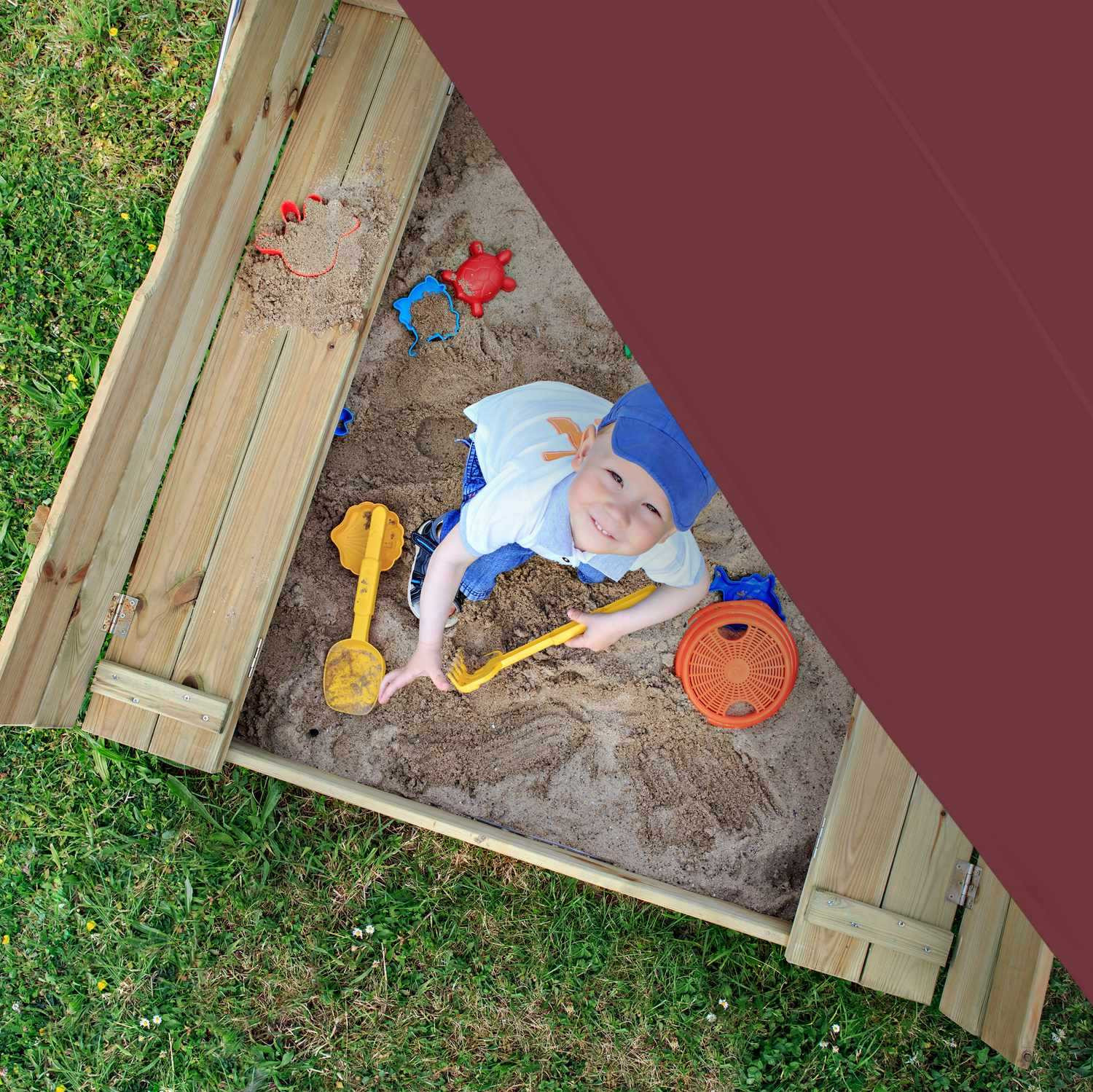 Sun Sail trapezoidal marrom