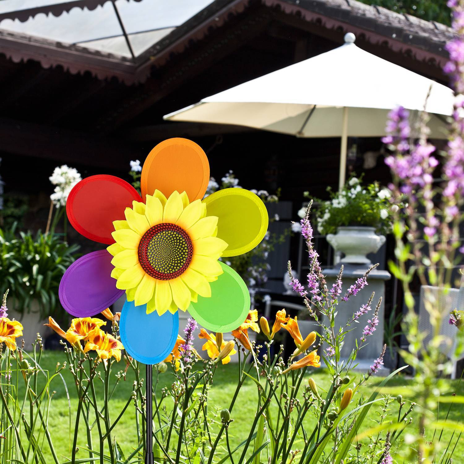 Windspiel Blume 2er Set