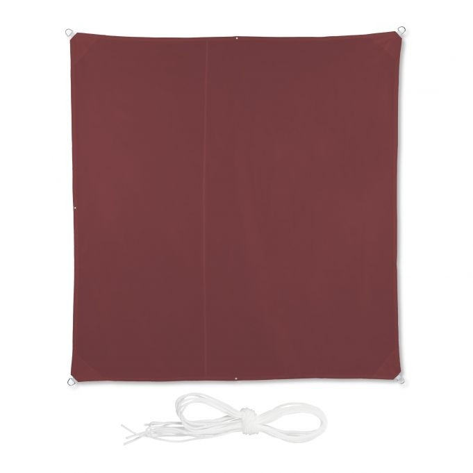 Voile solaire carrée marron