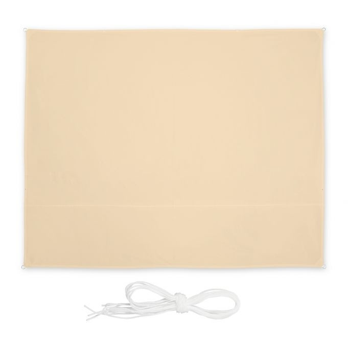 Vela de sol rectangular blanca