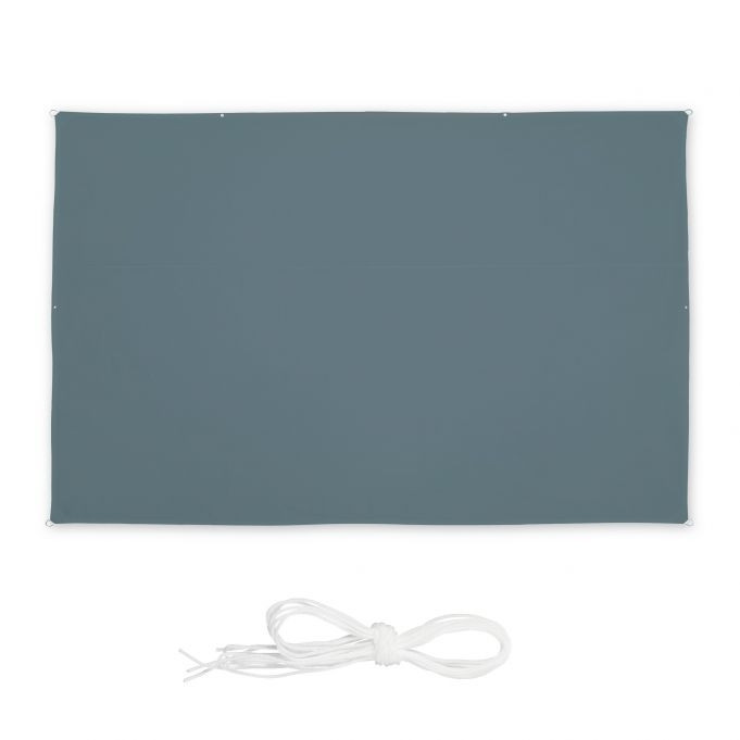 Vela de sol rectangular gris