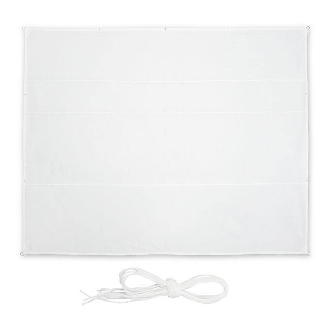 Vela de sol rectangular blanca