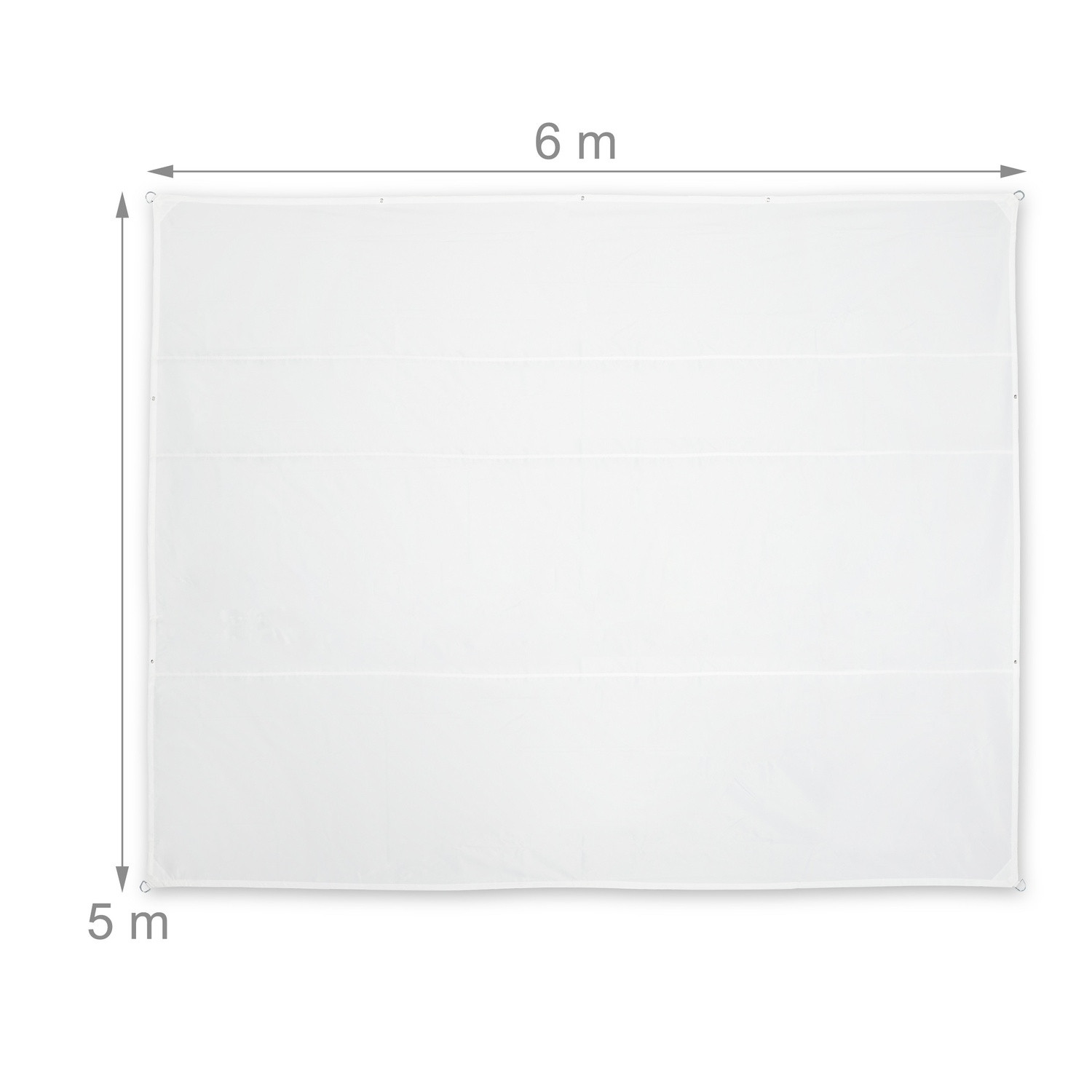 Sun sail rectangular white
