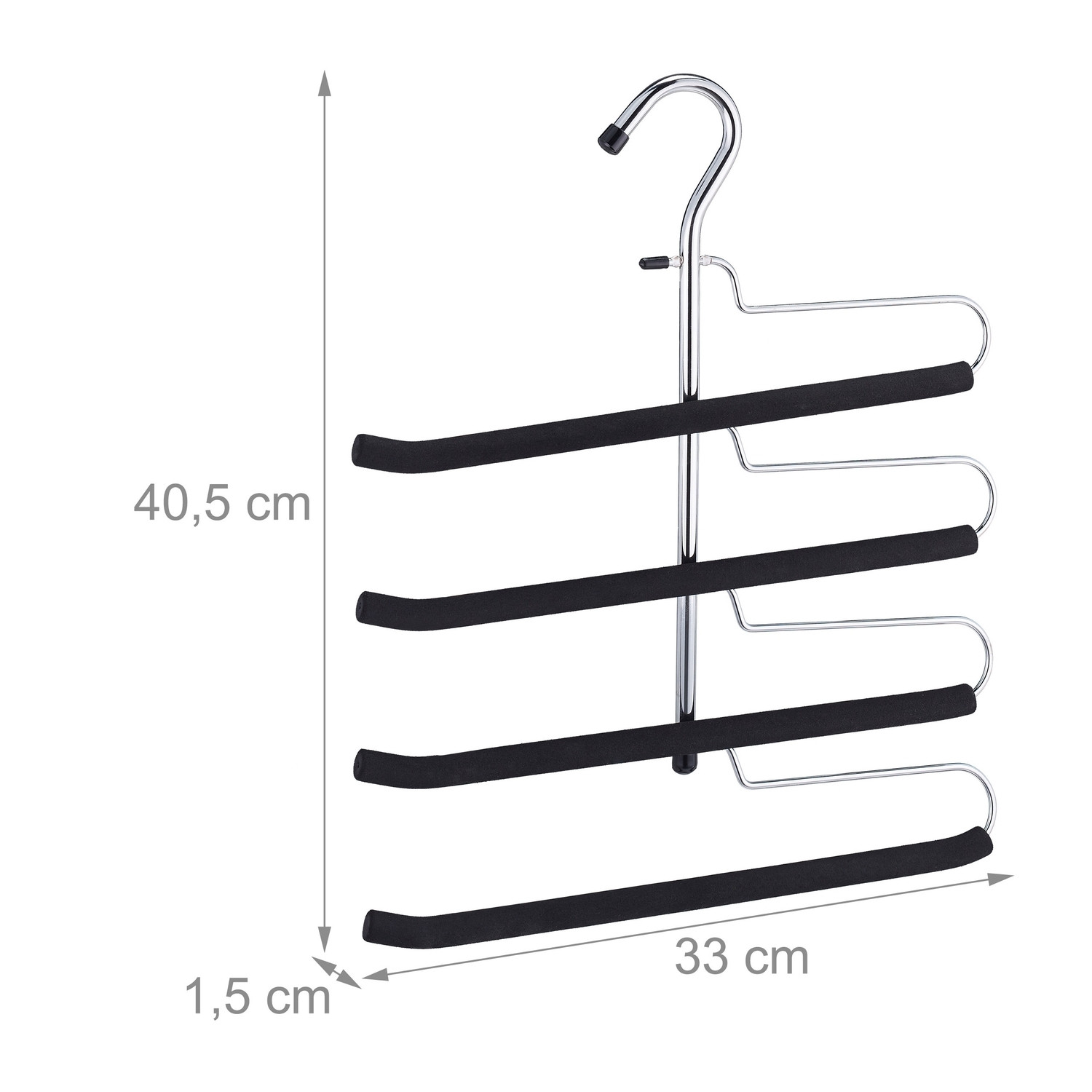 Ensemble de 3 cintres pour pantalons multiples