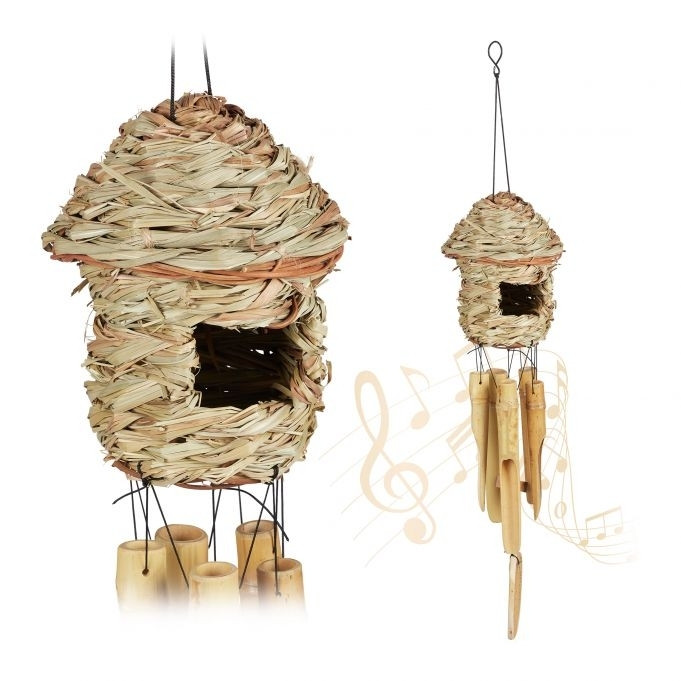 Bamboe windgong set van 2