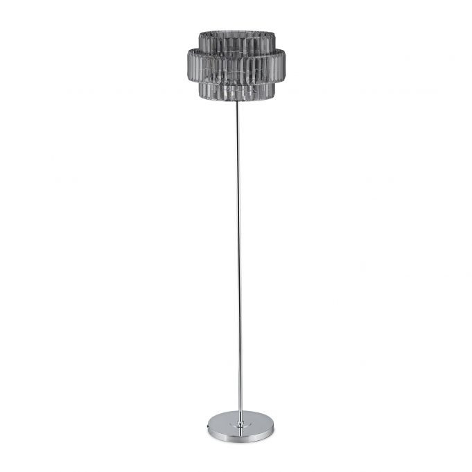 Floor lamp crystal gray