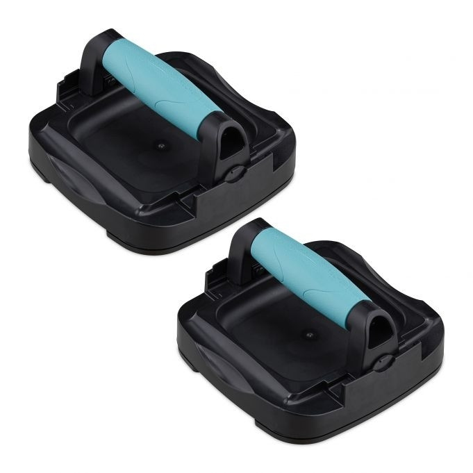 Alças de flexão com rodas, conjunto de 2