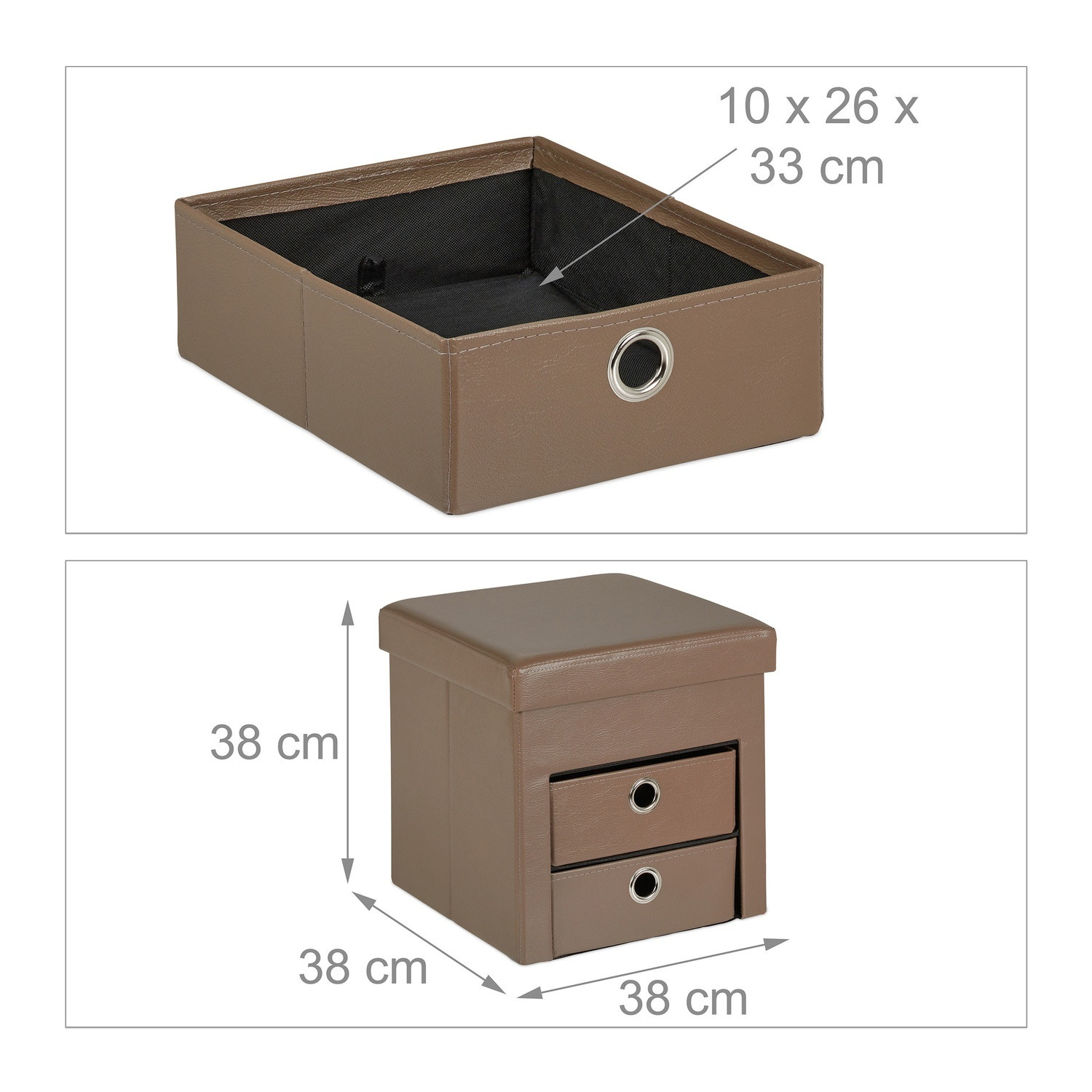 Pallet met opbergdozen