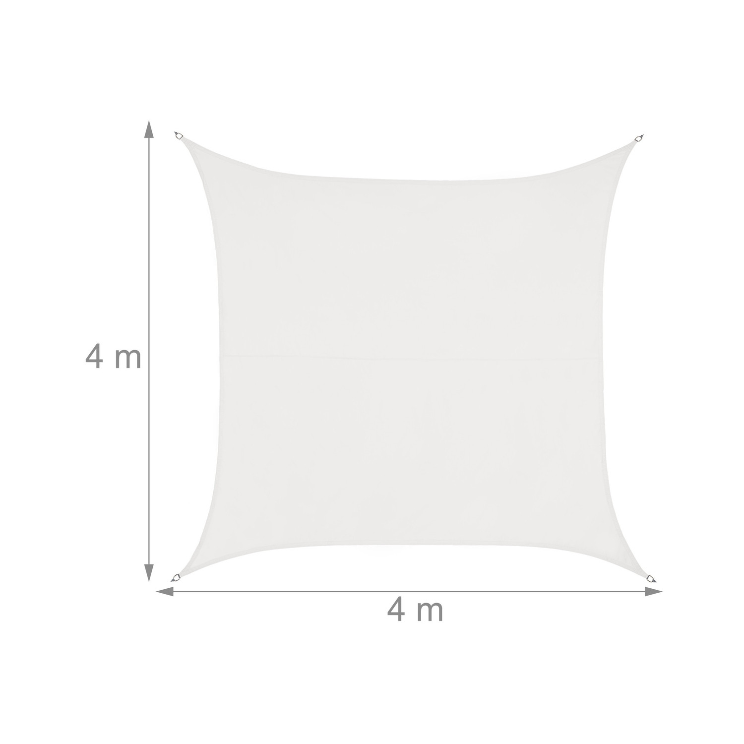 Sun sail square cream colored