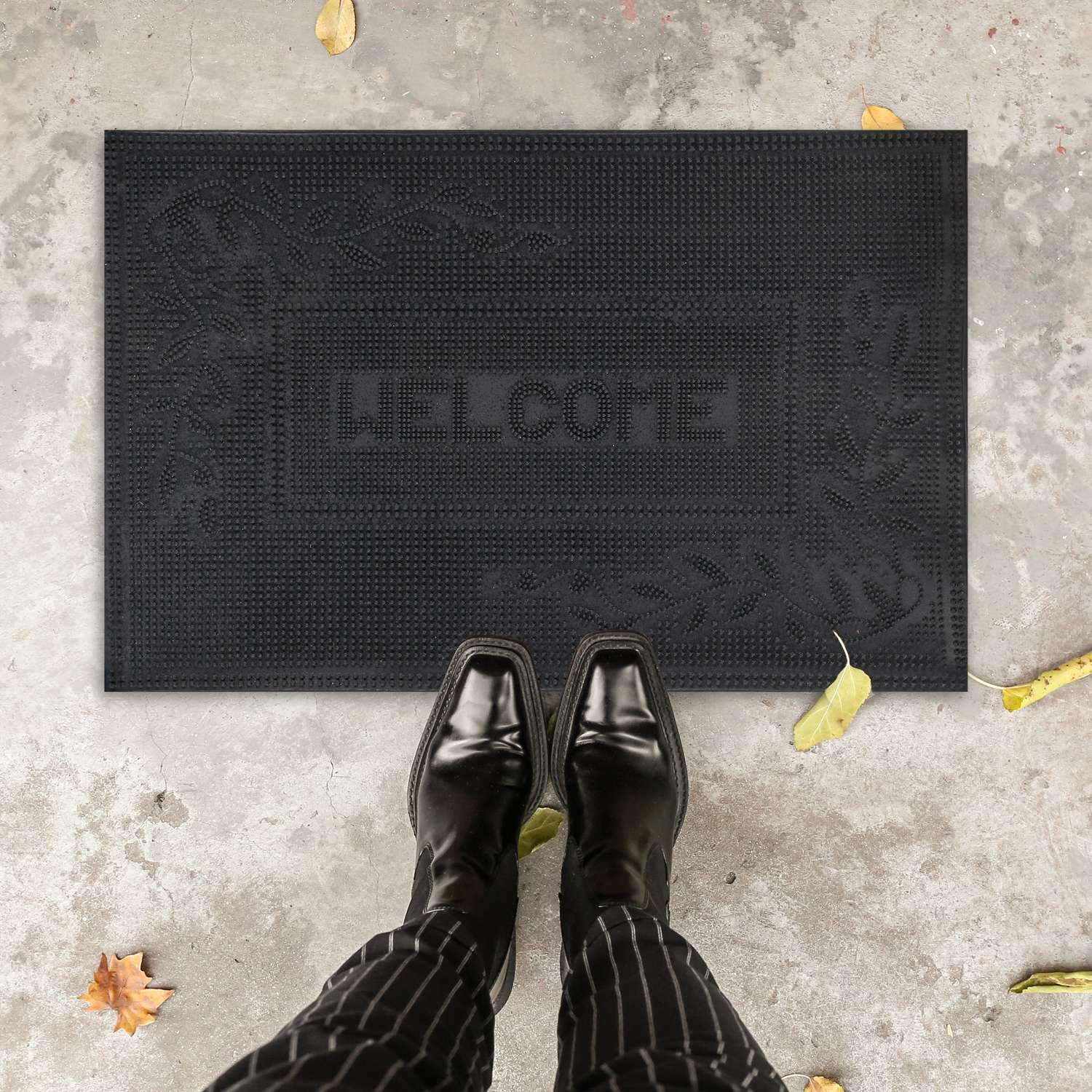 Door mat rubber "Welcome"