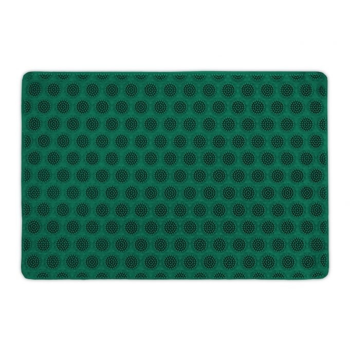 Deurmat rubber groen