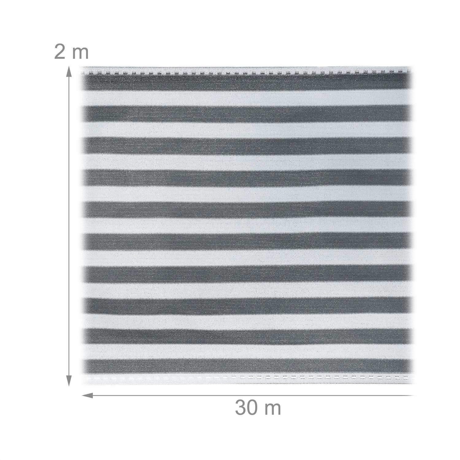 Privacy protection 2 m grey-white