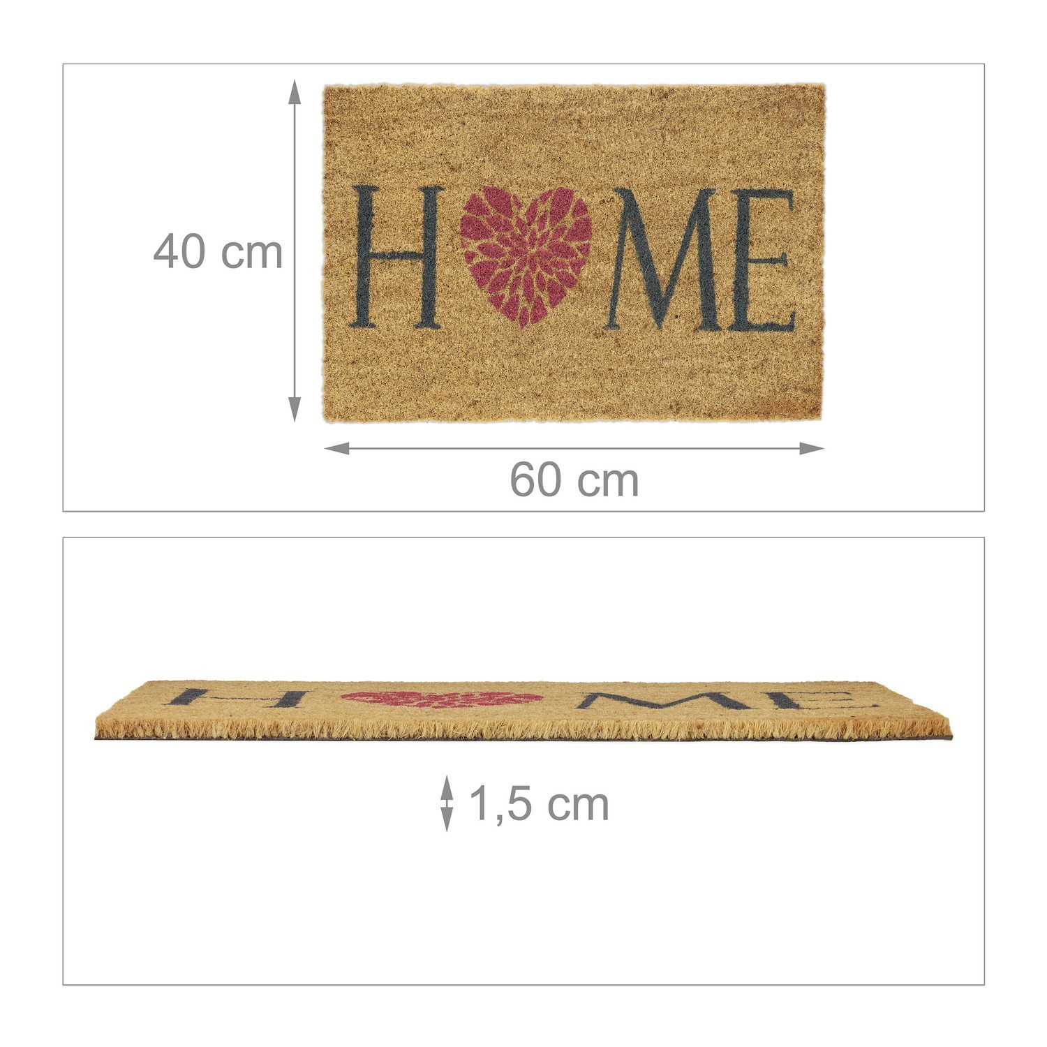 Capacho fibra de coco "Home"
