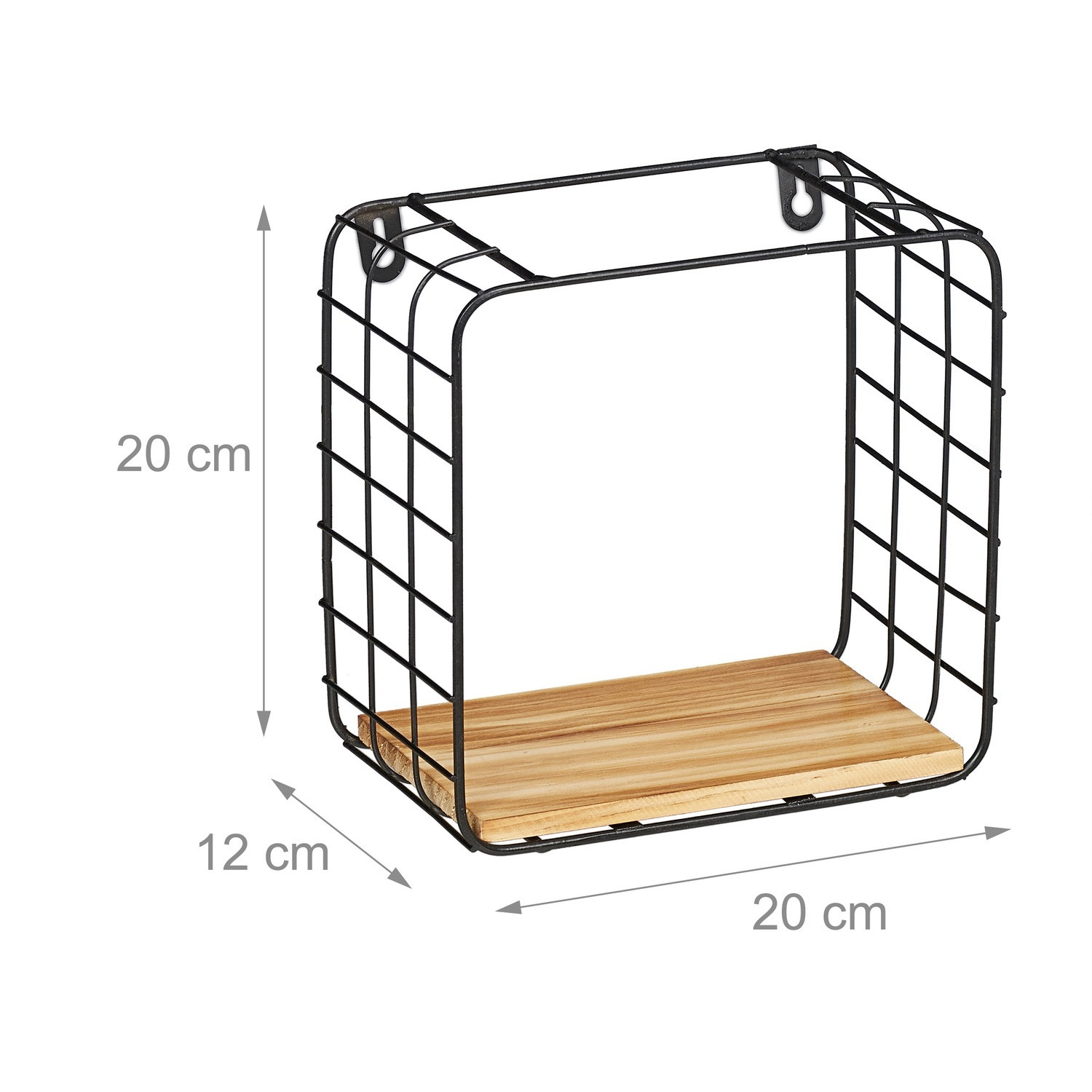 Étagère murale cube lot de 2