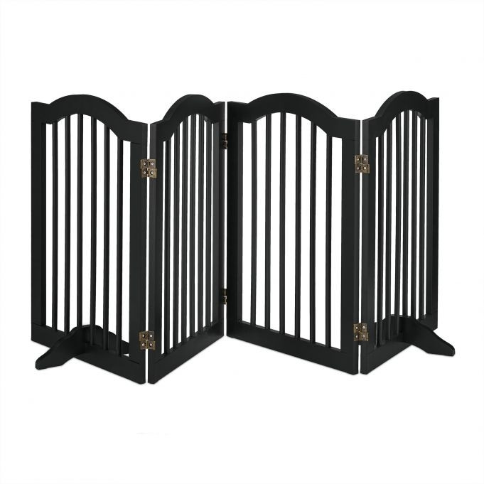 Cancello di sicurezza nero 92 cm