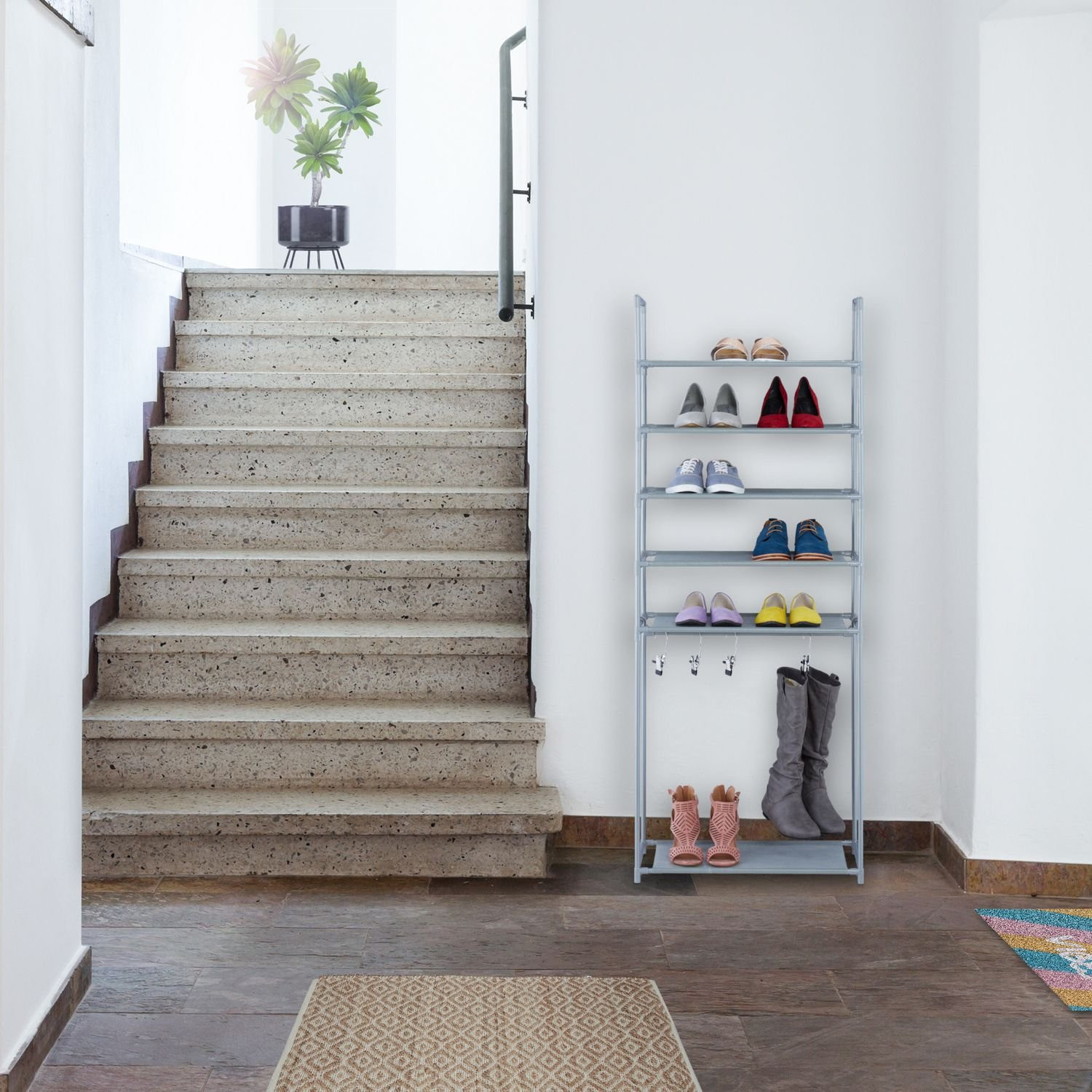 Schuhregal mit 6 Böden