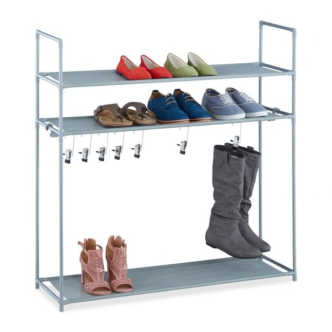 Schuhregal mit Stiefelfach