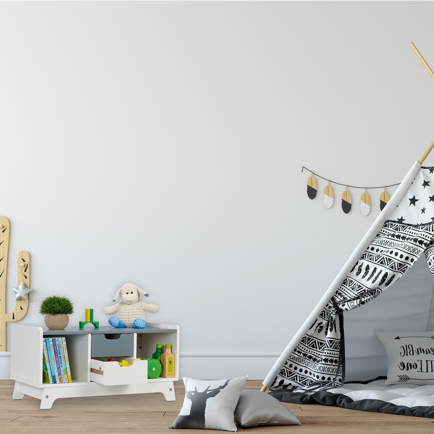 Buffet pour enfants 4 compartiments