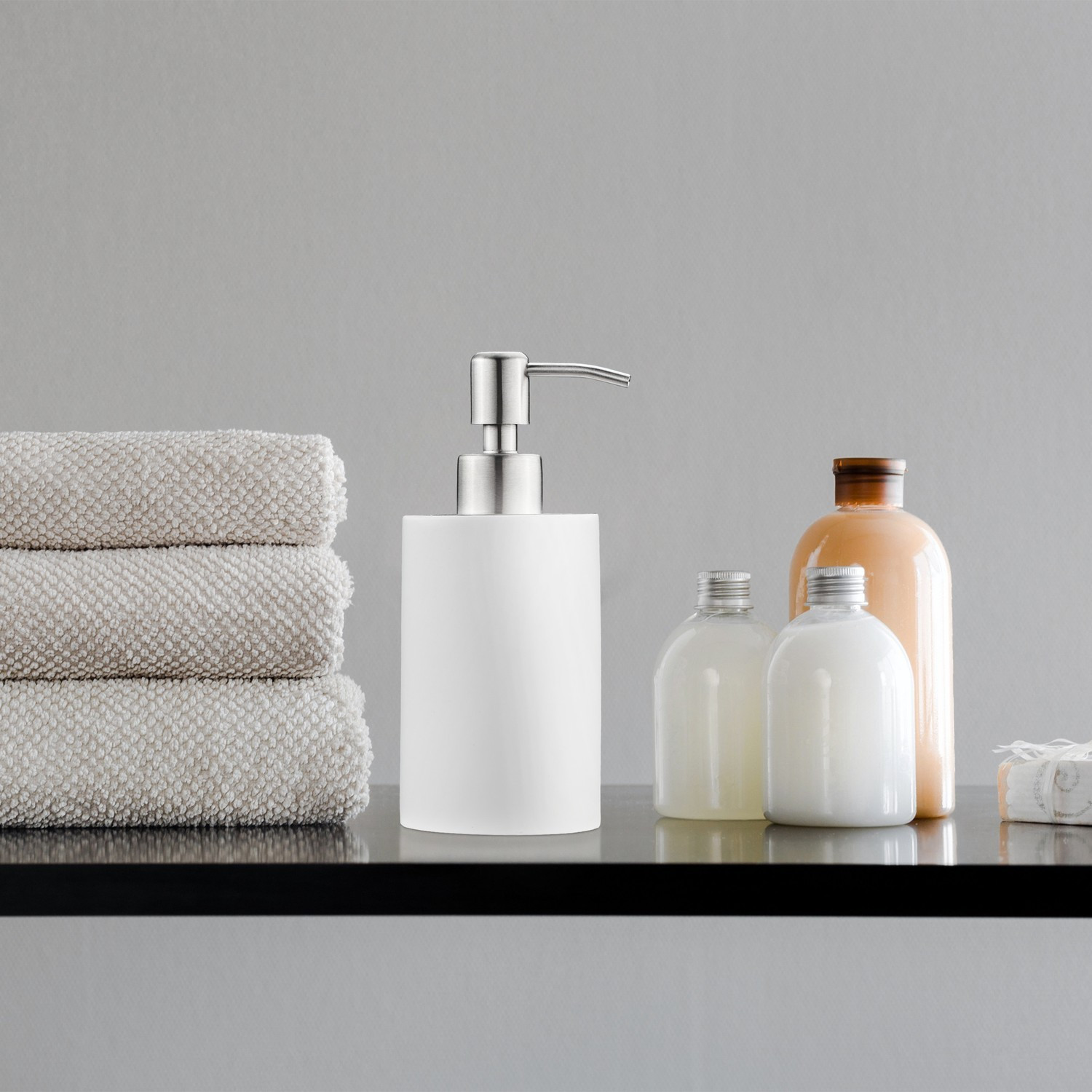 Supporto per pompa per sapone in set da 2