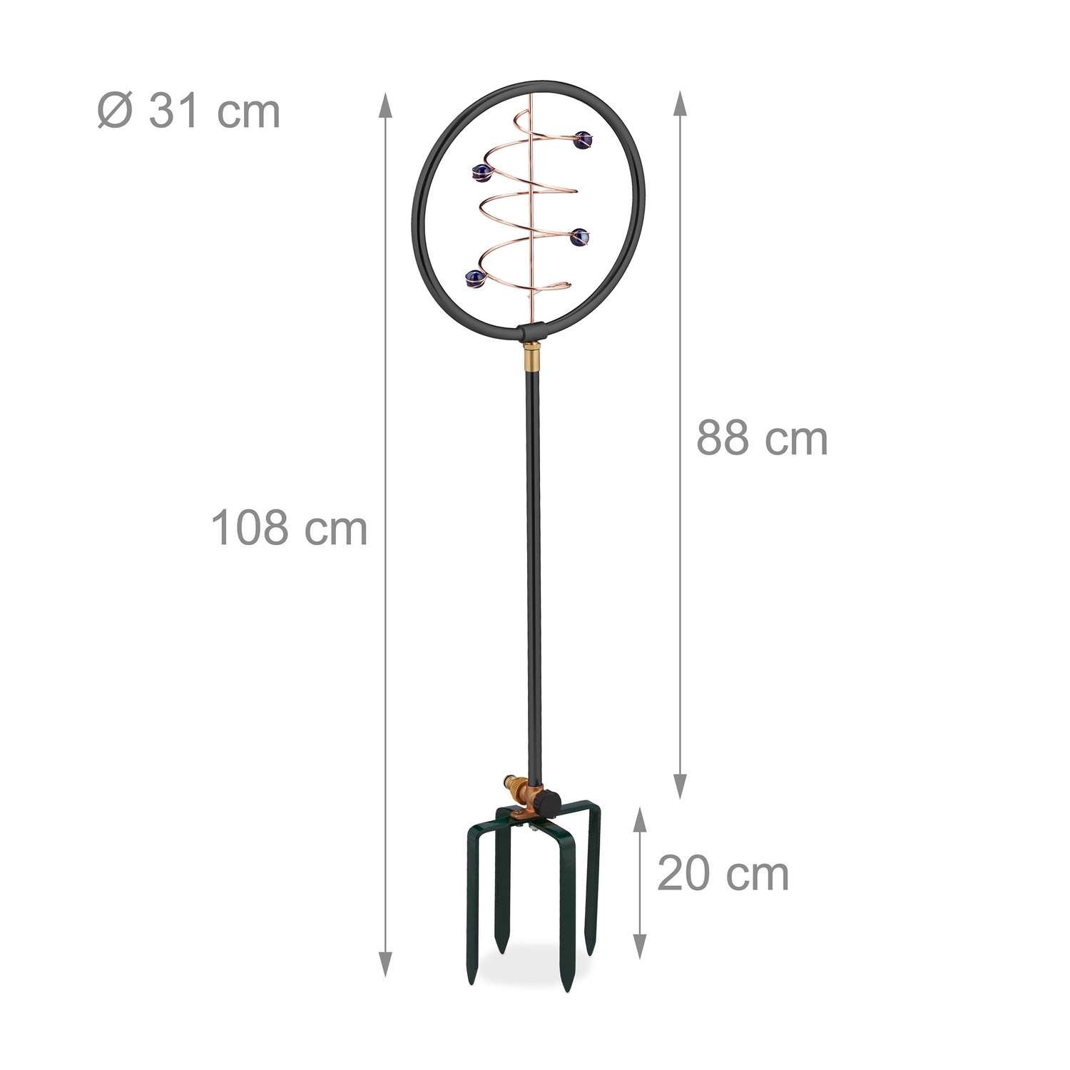 Tuinsproeier zwart