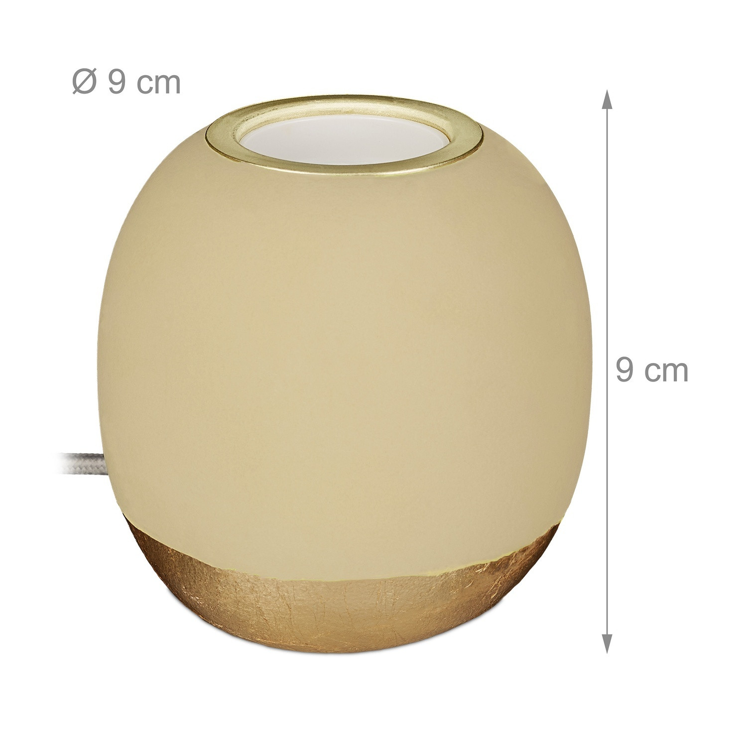 Luminária de mesa de concreto