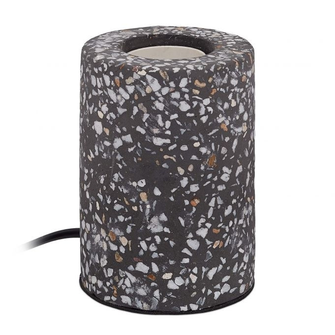 Candeeiro de mesa de pedra