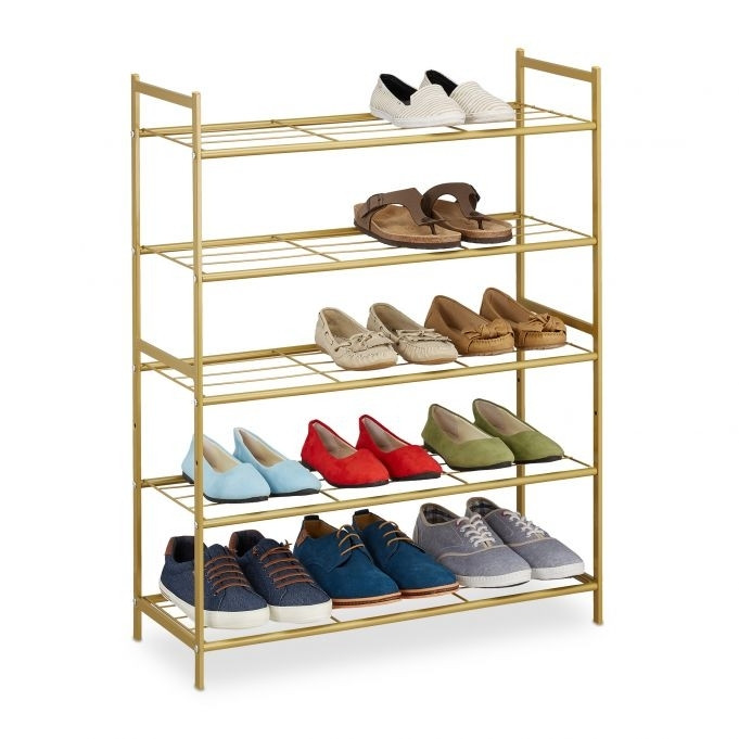 Stapelbares Schuhregal