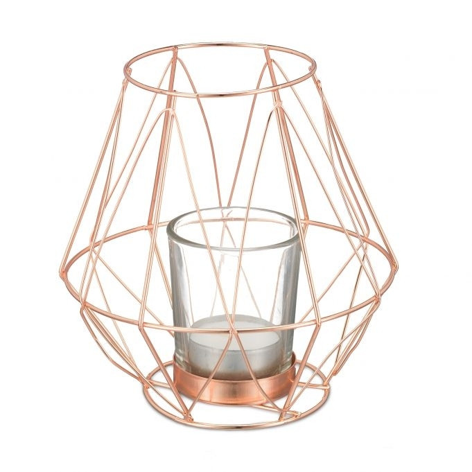 Geometric tealight holder