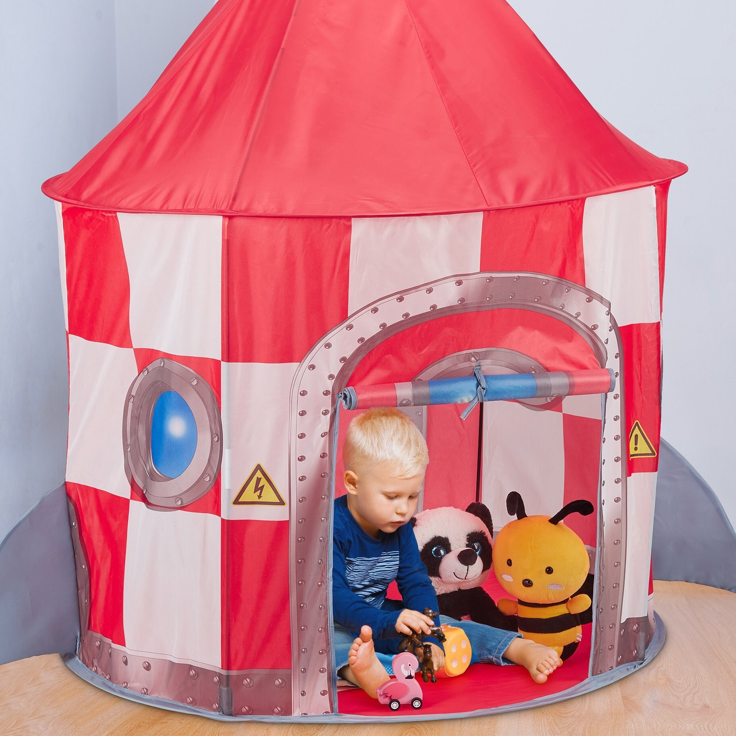Tenda da gioco a forma di razzo
