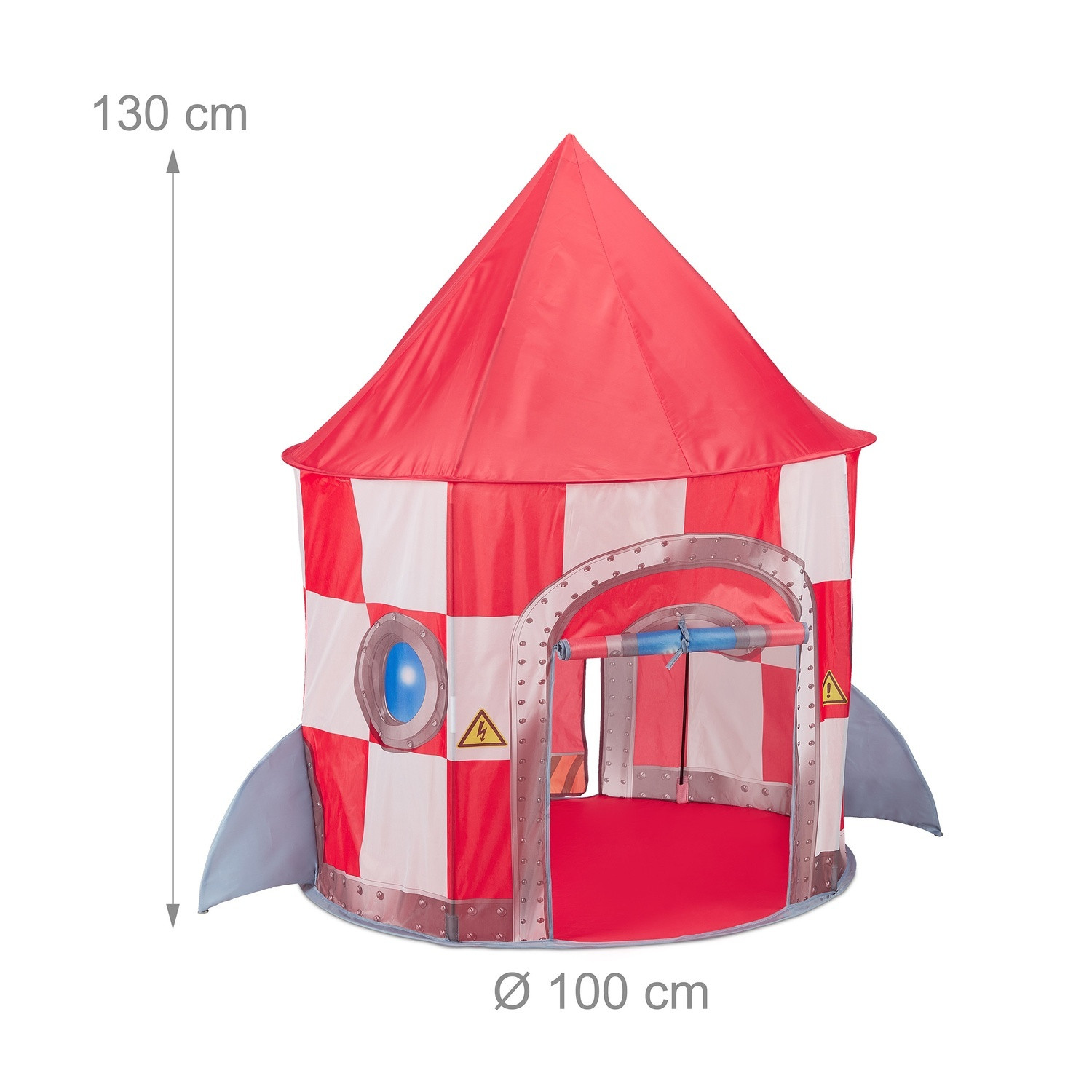 Tenda da gioco a forma di razzo