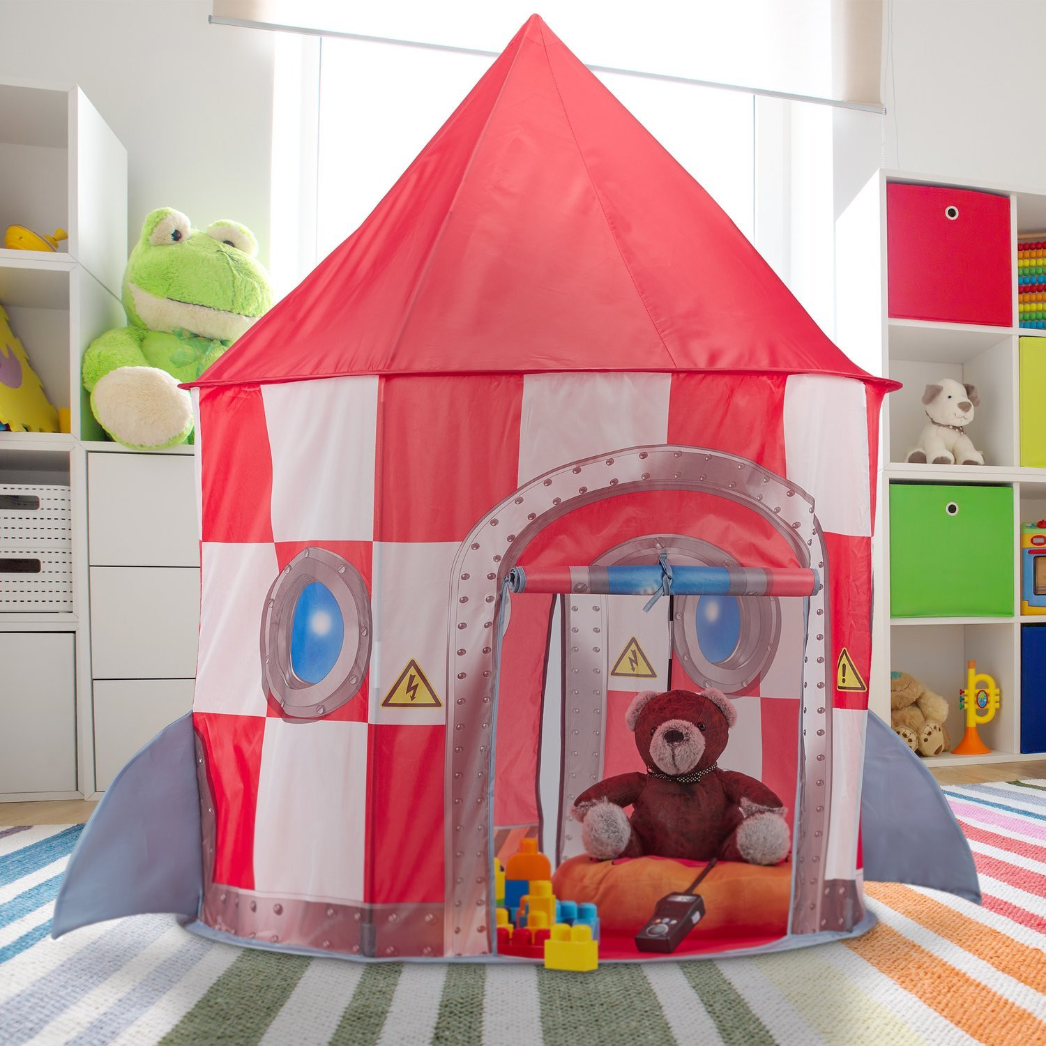 Tenda da gioco a forma di razzo