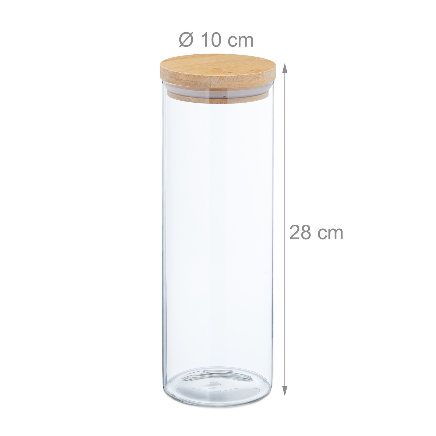 3 Stk. Vorratsgläser 1800 ml