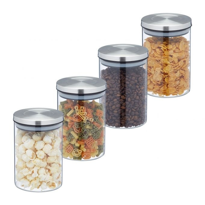 Tarros de conservación en juegos de 4.750 ml