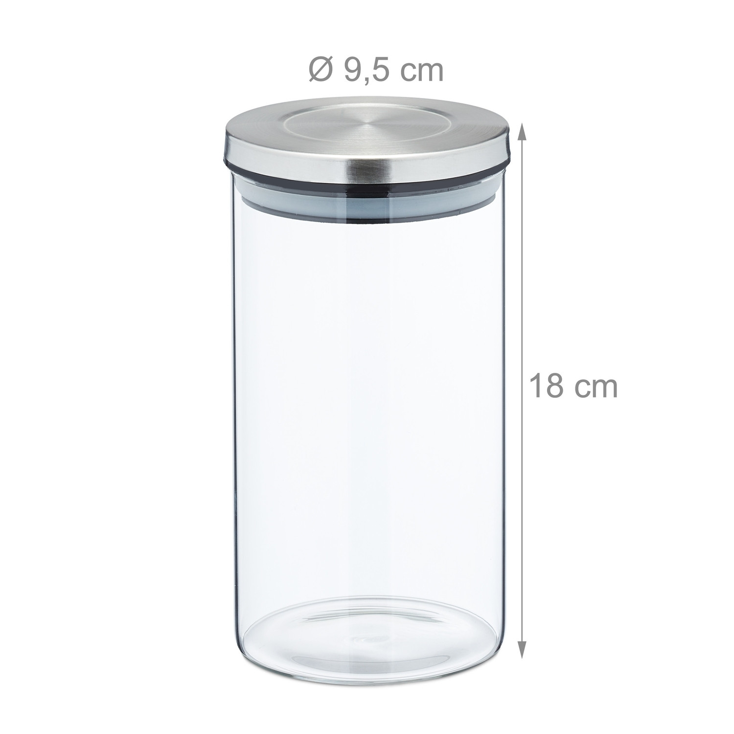 Tarros de conservación en juegos de 4 1000 ml