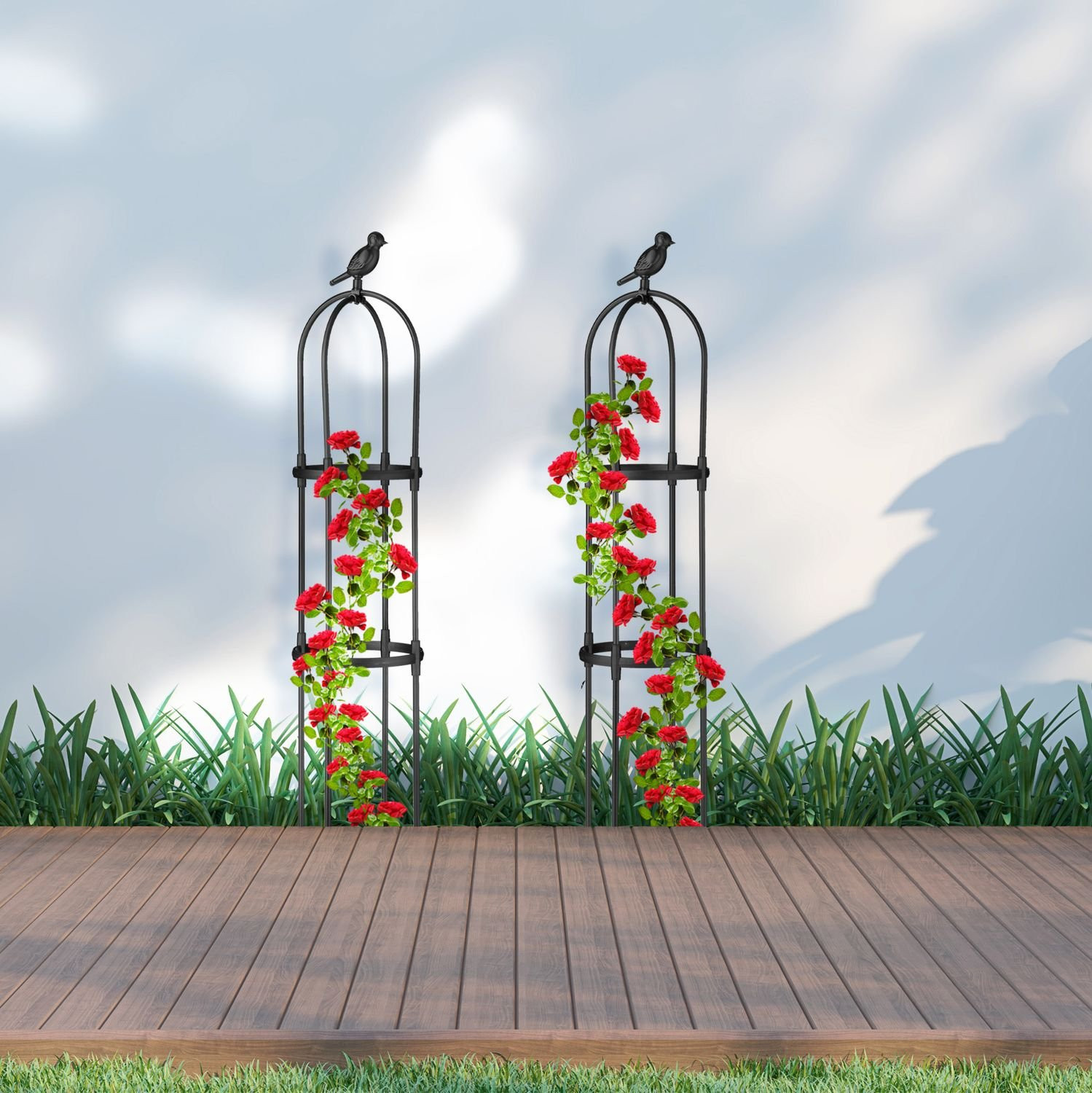 Trellis 126 cm set van 2