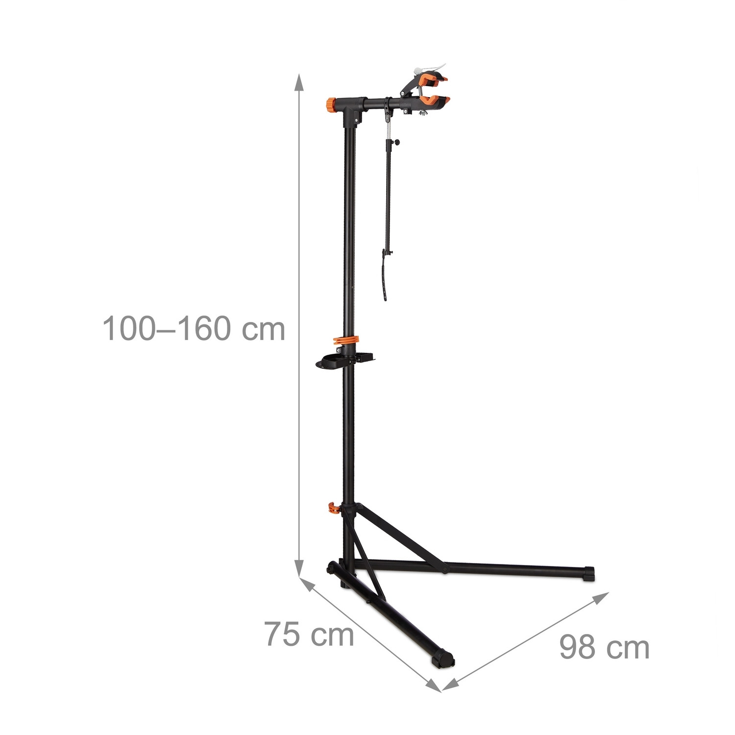 Supporto per bicicletta con supporto per manubrio